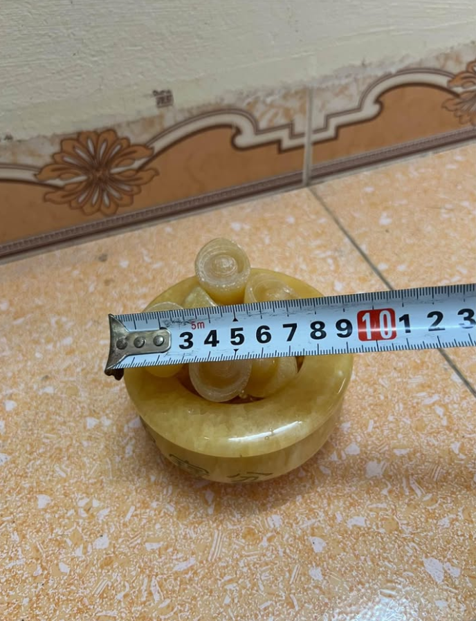 Bát tụ bảo ngọc hoàng long 10cm thạch anh ruby 3